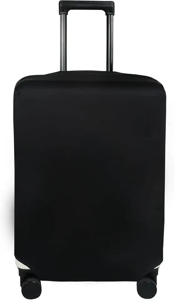 Explore Land Travel Luggage Cover Fits 27-30 inch Case (Black, L)