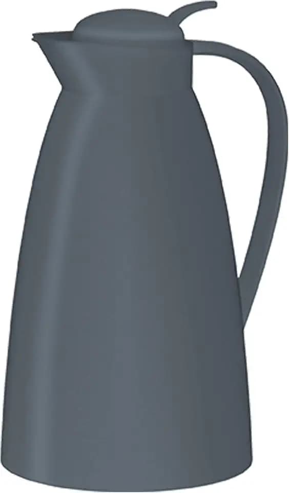 alfi ECO Isolierkanne 1,00 l, 12 h heiß, Hartglaseinsatz, stormy grey