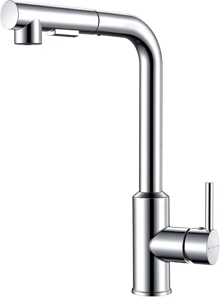 Wasserhahn Küche, Küchenarmatur mit Brause Ausziehbar