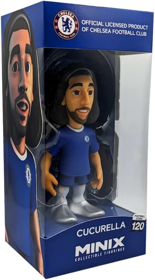 MINIX - Fußball Stars #120 – Chelsea – Cucurella 32 – Sammelfigur 12 cm