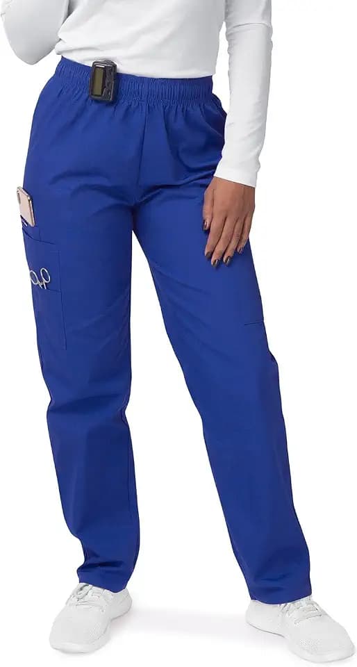 Sivvan Pantalones médicos para Mujer Pantalones Con cordón - S8200 - Royal Blue - S