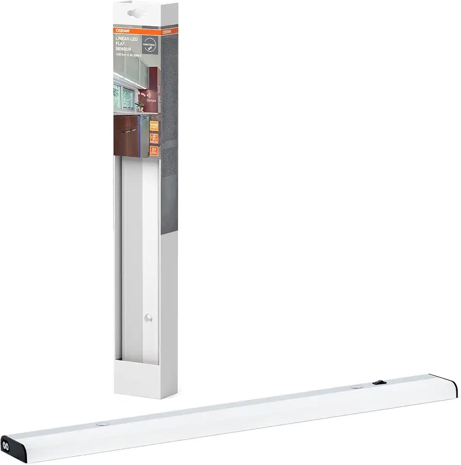 Osram flache Unterbauleuchte mit Sensor Silber Warmweiß
