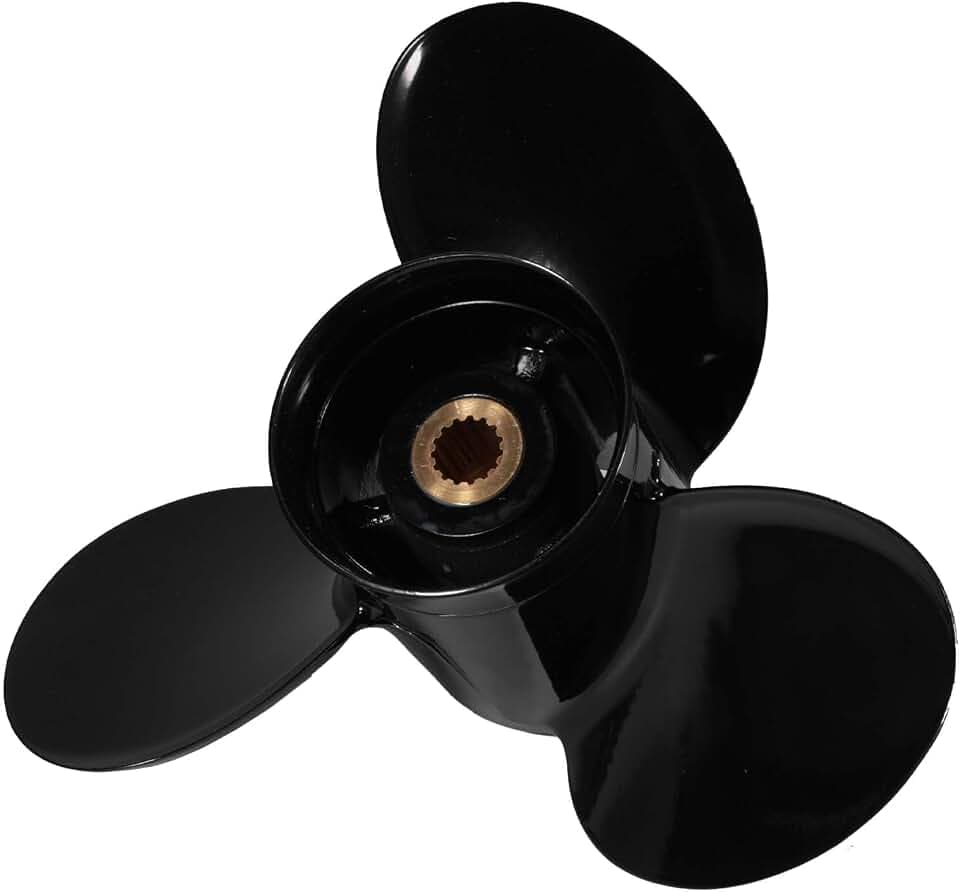 15 x 17 Aluminum Boat Outboard Propeller for BRP Johnson Evinrude OMC Stern Drive 135-300HP, 15 Spline Tooth, 765187, RH, fit Evinrude 135 140 150 155 175 185 200 225 235 250 275 300HP