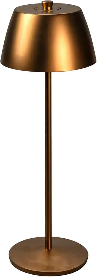 Konstsmide LED Tischlampe Éze | matt-kupfer | Indoor/Outdoor | Kabellos | 11 x 32 x 11 cm | 7840-901