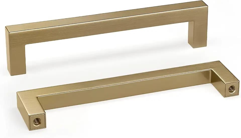 Goldenwarm 20 Pack 6-1/4 Inch Champagne Bronze Cabinet Pulls Kitchen Handle