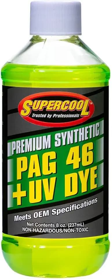 TSI Supercool P46-8D PAG Oil 46 Viscosity with UV Dye 8oz 1-Pack