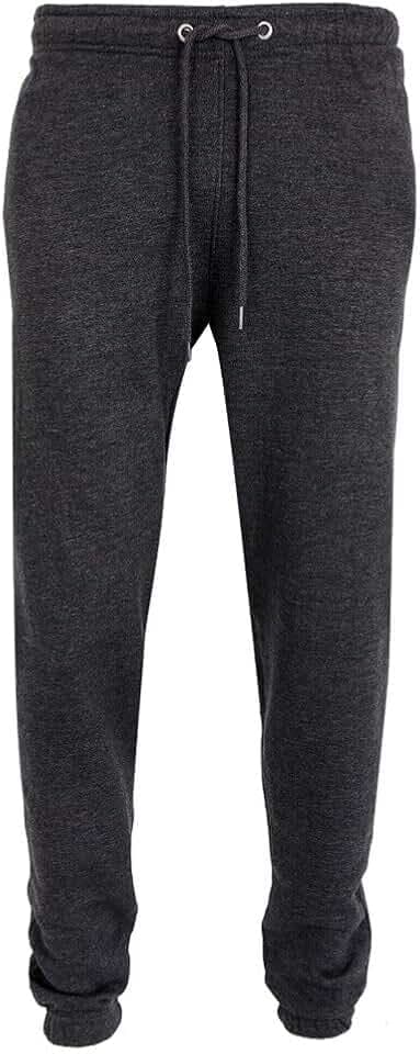 Herren-Hose, Fleece, elastisch, mit Bündchen, Sweatpants mit Reißverschlusstaschen, Fleece, Fitnessstudio, Sport, Freizeithose, Größe S-5XL