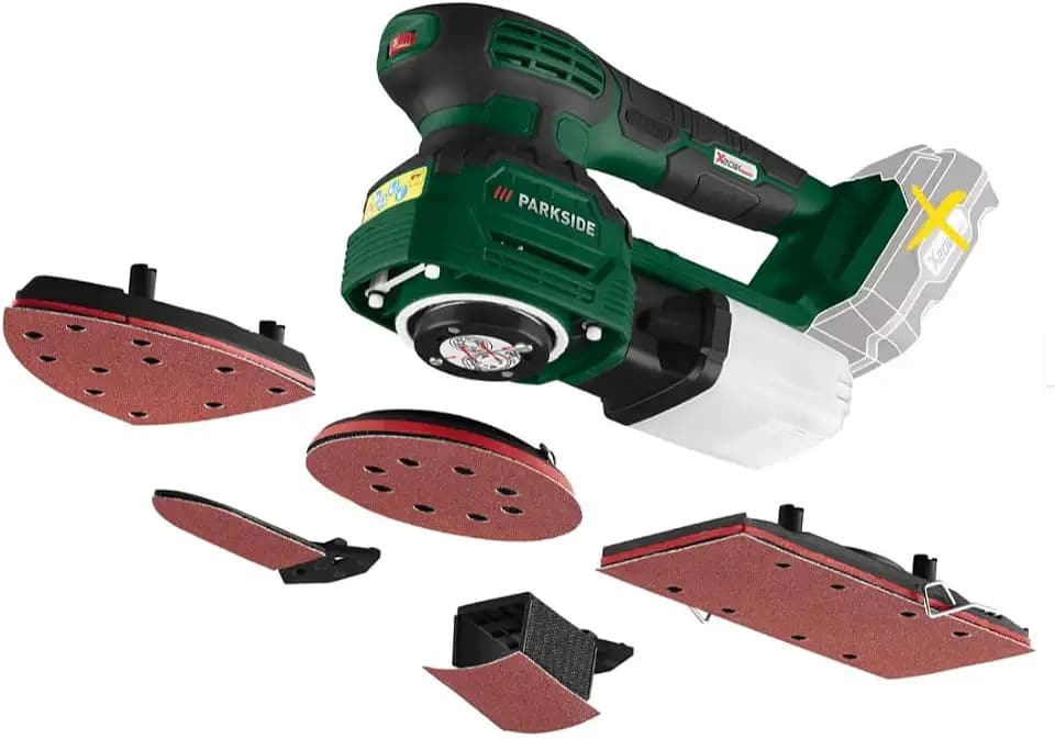 PARKSIDE® 20V 3in1 Akku Multischleifer PMSA 20-Li A1, ohne Akku und Ladegerät, Schleifgerät, Schleifer, Multifunktionsschleifgerät