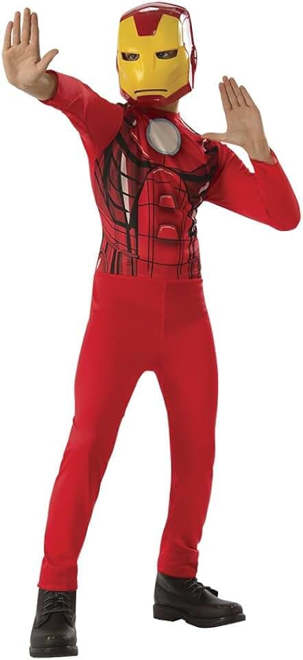 Rubie's 640921-M Avengers Iron Man Kostüm, bunt, M (5-7 años)