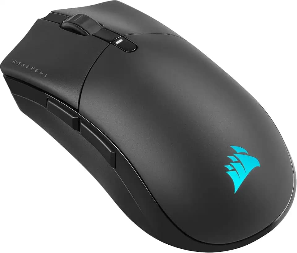 Corsair Sabre RGB PRO Wireless Champion Series, Ultra-Lightweight FPS/MOBA Wireless Gaming Mouse, Black