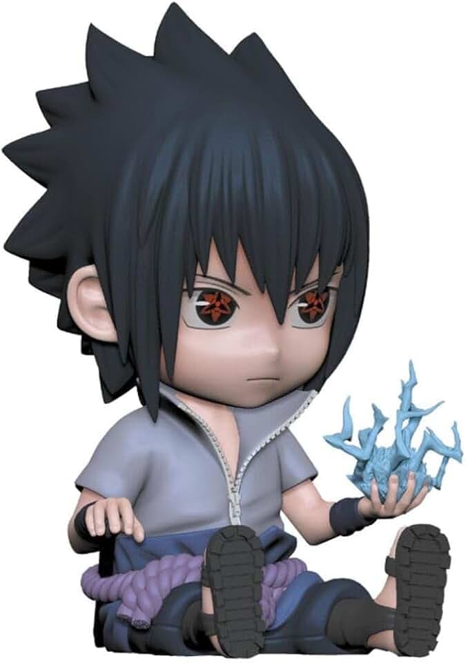 Plastoy Naruto Shippuden Spardose Sasuke Uchiwa - Kunststoff - 15 cm
