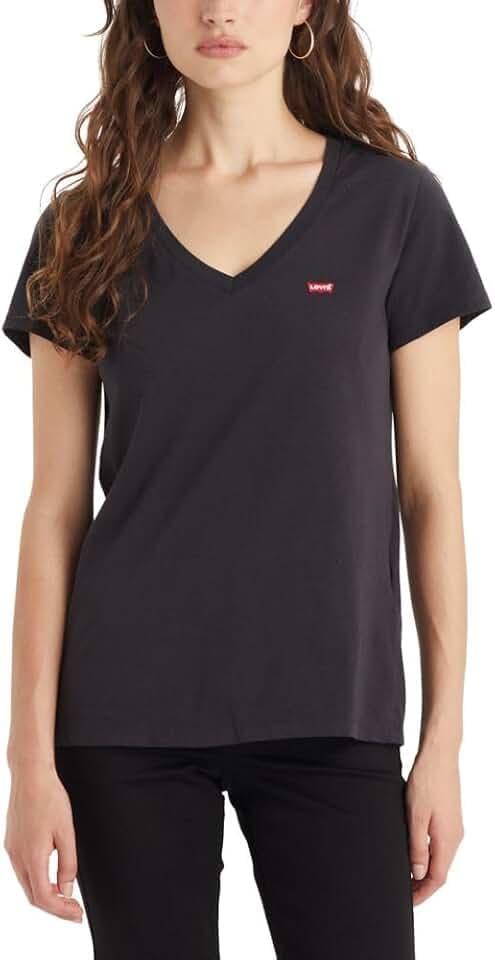 Levi's Damen Perfect Vneck T-Shirt (1er Pack)