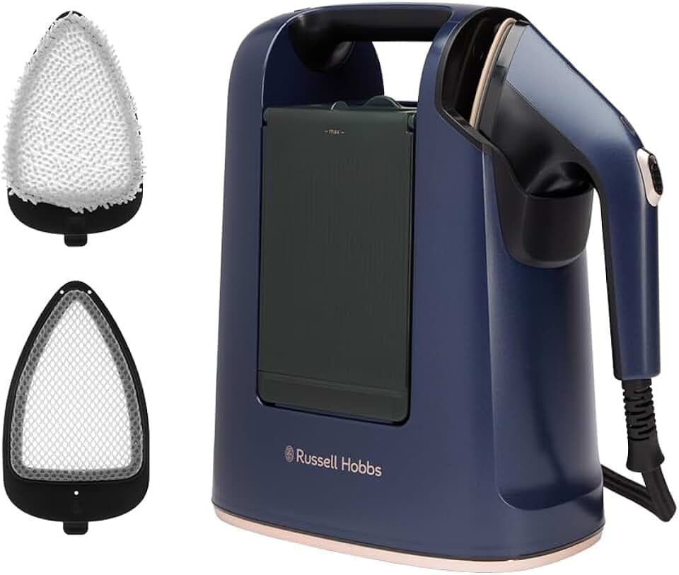 Russell Hobbs Dampfglätter Steam Genie 2-in-1, 1700W, 750 ml, Blau