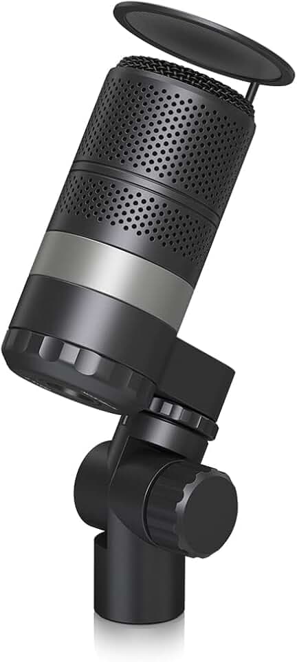 TC-Helicon GoXLR MIC Dynamic Broadcast Microphone with Integrated Pop Filter, Black