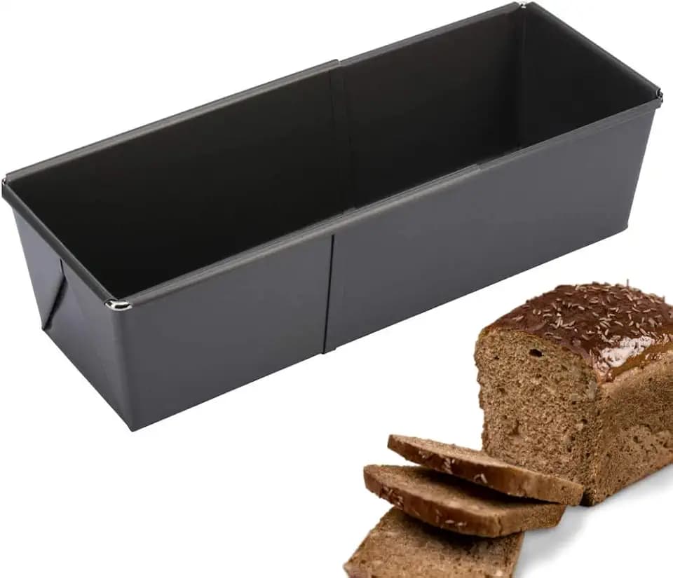 Westmark Brotbackform, ausziehbar, kaltgewalzter Stahl, Back Meister, Anthrazit, 32932270
