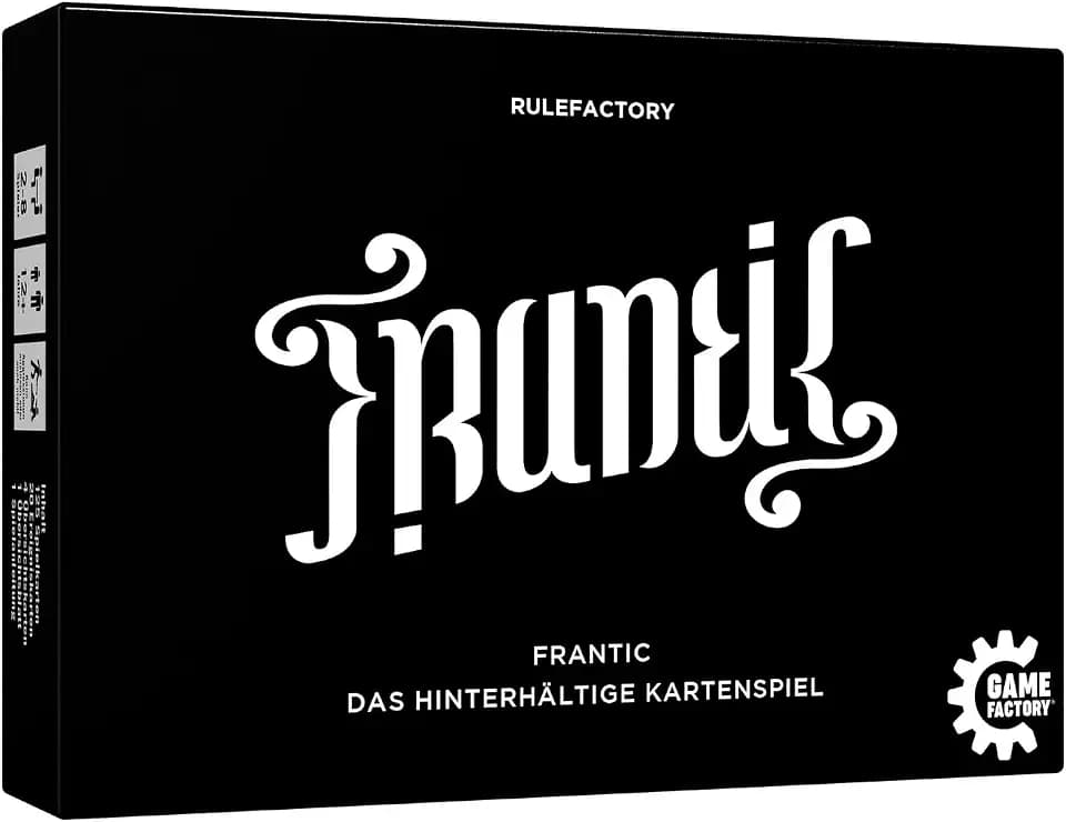Game Factory 646224 Frantic - Das hinterhältige Kartenspiel, ab 12 Jahre