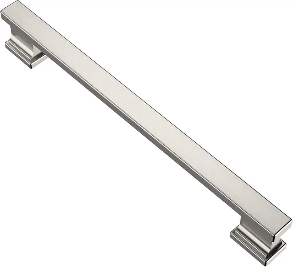 Alzassbg 7" Brushed Satin Nickel Cabinet Pulls 5 Pack, AL3061SN
