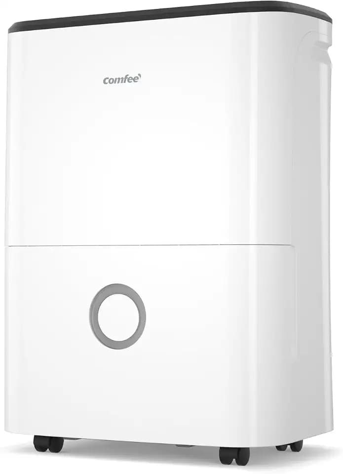 COMFEE' Luftentfeuchter 20L/Tag,Raumgröße ca. 100m³(40m²),entfeuchter mit 3 Betriebsarten,24H Timer,Wassertank 3L,MDDF-20DEN7