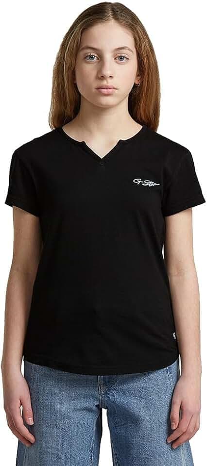 G-Star Mädchen Micro Placket Slim T G Shirt