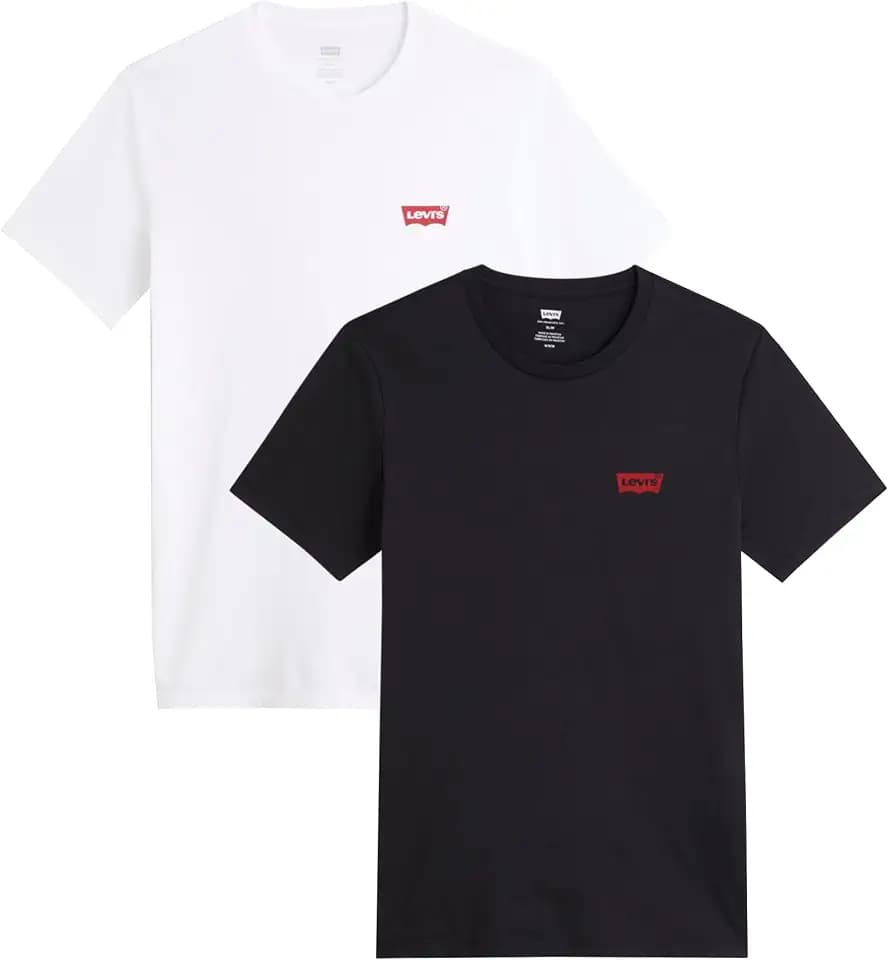 Levi's Herren 2-Pack Crewneck Graphic Tee T-Shirt