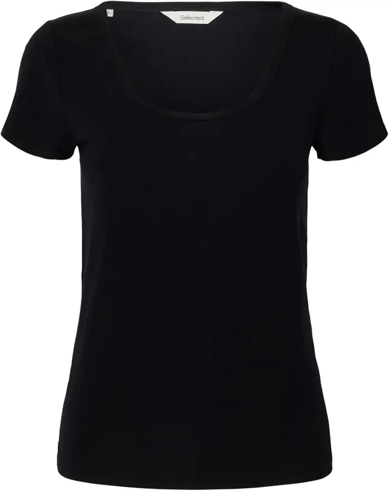 SELECTED FEMME Female T-Shirt U-Ausschnitt