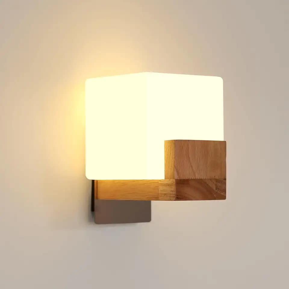 Osairous Wandleuchte Interieur Drei Farben Dimmbar (17 * 17 * 12cm)
