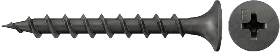 fischer Schnellbauschraube 3,9 x 35, Spezialschraube mit Trompetenkopf, Grobgewinde und Antrieb Kreuzschlitz PH, für die Montage von Gipskartonplatten auf Holzständern, 1000 Stk