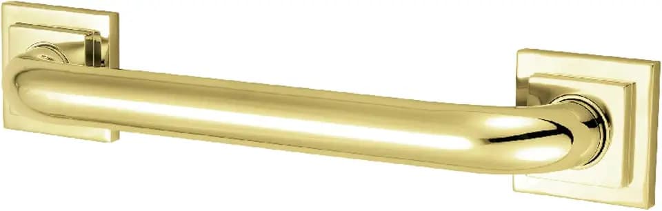 Kingston Brass DR614302 Designer Trimscape Claremont Decor 30-Inch Grab Bar with 1.25-Inch Outer Diameter, Polished Brass