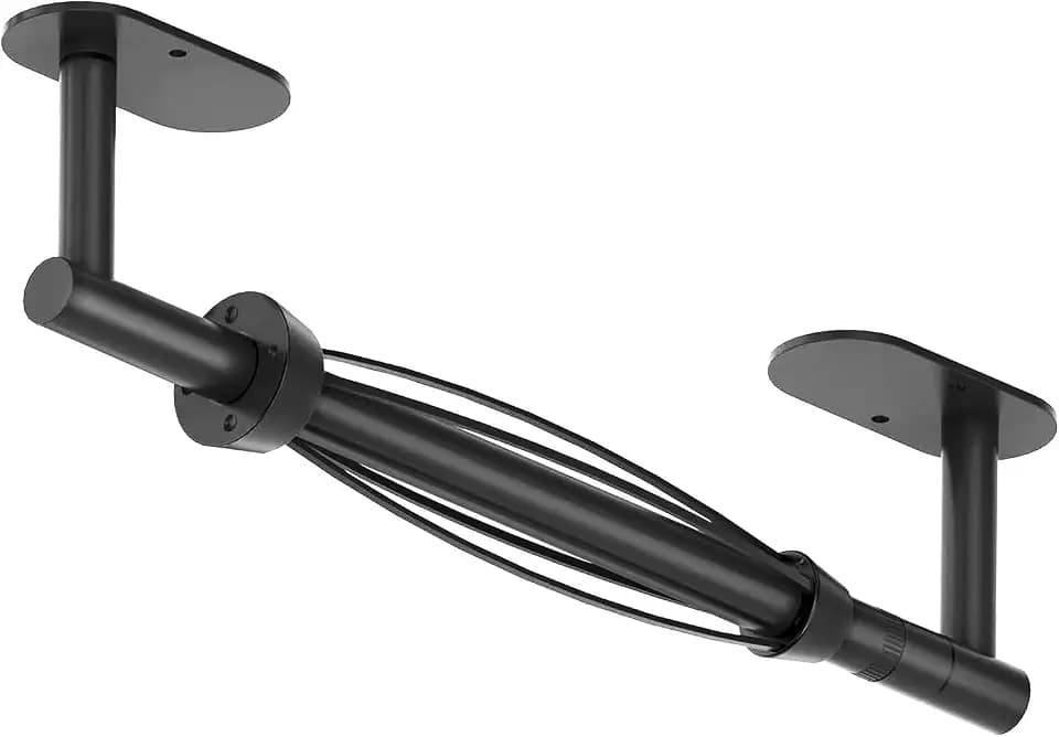 Paper Towel Holder Under Cabinet One Hand Operable, Matte Black