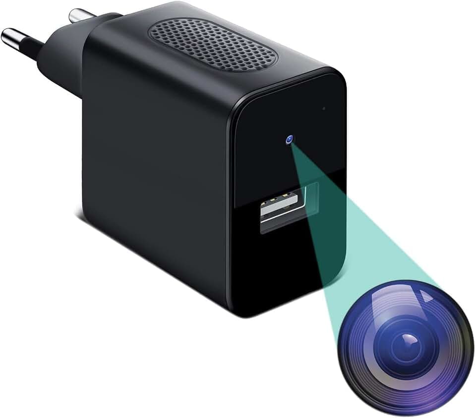 Mini Kameras 32GB 1080P Tragbare Kleine Videokamera USB Mini Überwachungskamera mit Infrarot Nachtsicht/Bewegungsmelder MEHRWEG