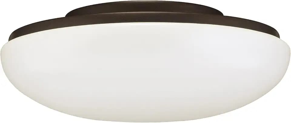 3-7/8-Inch Tall Single LED Ceiling Fan Light Kit, Oil Rubbed Bronze