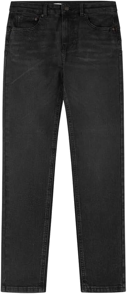 SPRINGFIELD Hemd mit Baumstickerei, Schwarz, Größe 40
