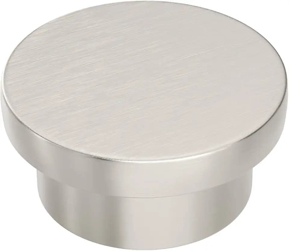 homdiy 30 Pack Brushed Nickel Round Cabinet for Knobs Drawer Knobs