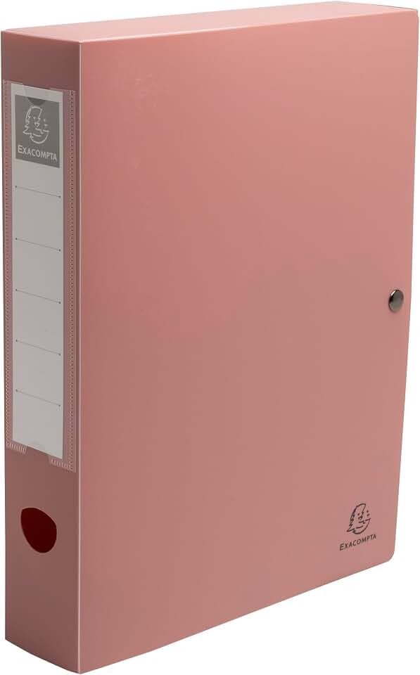 Exacompta 8x Archivboxen Skandi A4 Recycling-PP Rücken 6 cm