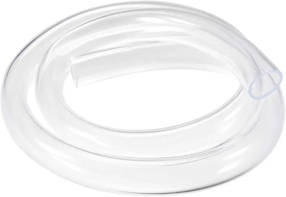 sourcing map PVC-Schlauch, 50 mm Innendurchmesser x 57 mm Außendurchmesser, 1 m transparentes Vinylrohr, flexibler Kunststoffschlauch