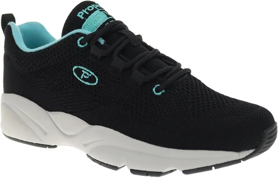 Propet Mens Tour Knit Lace Up Sneakers Shoes Casual - Grey
