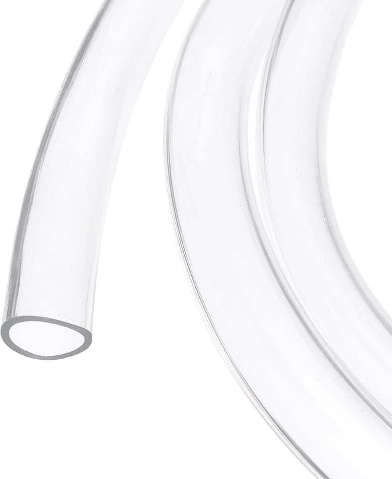 MECCANIXITY Clear PVC Tubing 3/4" ID 7/8" OD Plastic PVC Tube Flexible Water Hose 5ft for Industrial Tubing, Aquariums, 19mm x 22mm