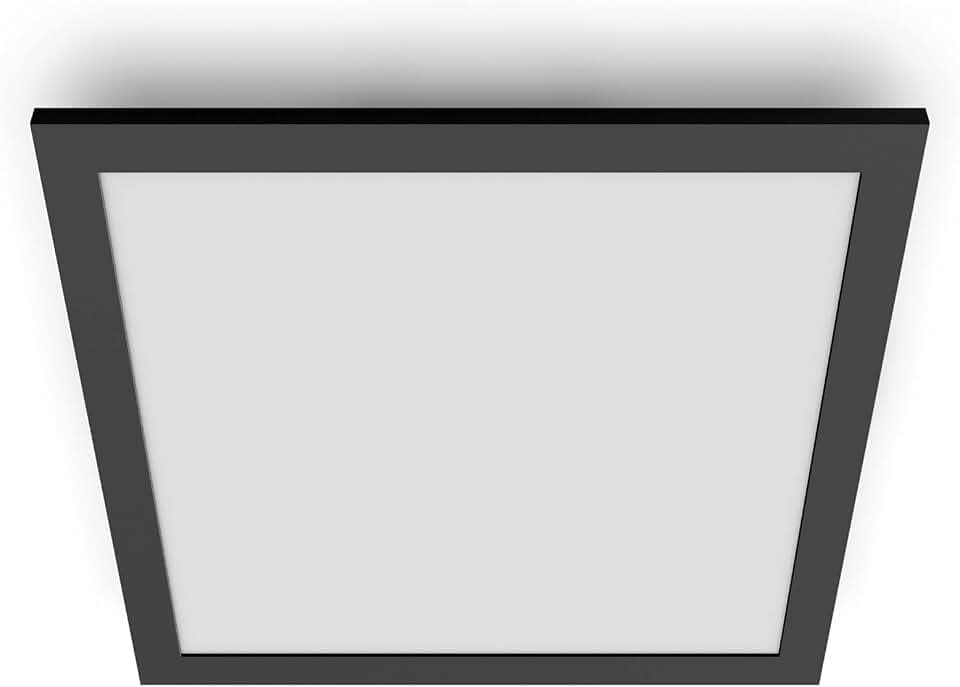 Philips Scene Switch Touch LED Deckenleuchte, dimmbar, 12W, warmweißes Licht (2700K), Schwarz