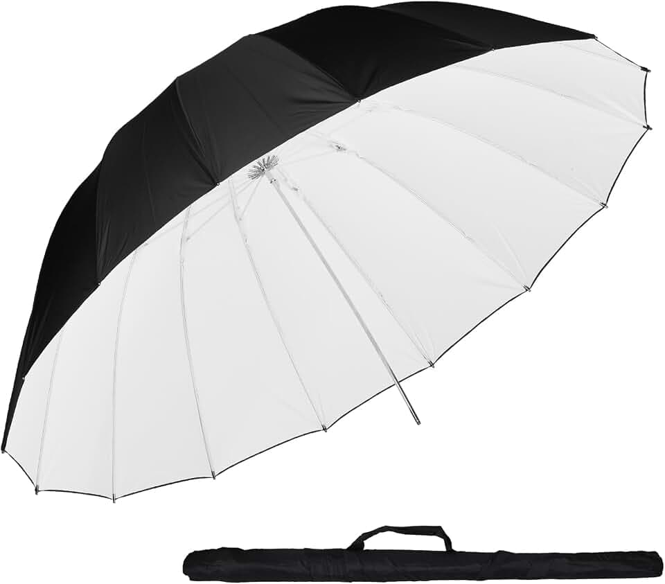 Godox 75in 190cm White Reflective Umbrella Large Reflective Umbrella for Photography Video Studio Potrait Shooting