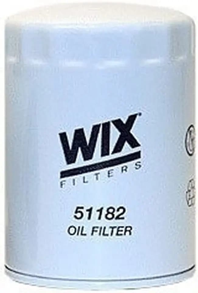 WIX 51182 Oil Filter Replacement, Built for Synthetic and High Mileage Oil - Compatible with Peugeot Turbo Diesel (82-89), Cat Forklifts, Hyster, Kioti, JCB