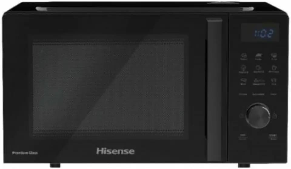 Hisense H23MOBSD1H Mikrowelle, Fassungsvermögen 23 l, 800 W Leistung, Timer 60 Minuten, Auto-Programme, Auftauen, Touch-Steuerung