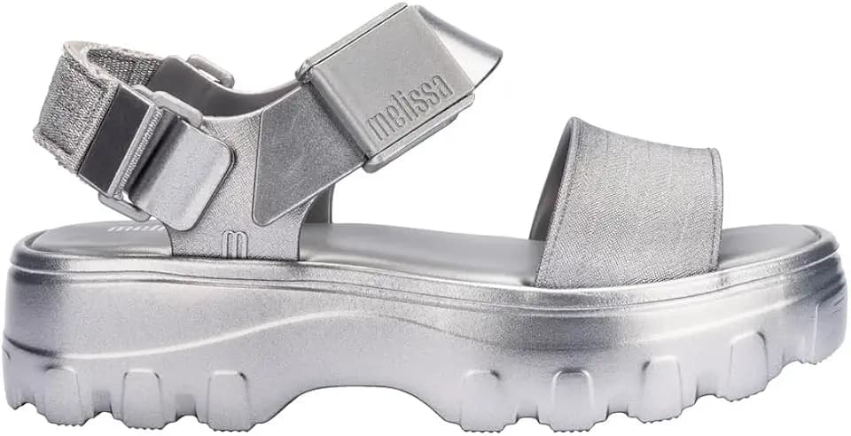 Melissa Kick Off Platform Sandals for Women - Super Soft and Flexible Vegan Chunky Platform Sandal with Adjustable Straps and Open Toe Design
