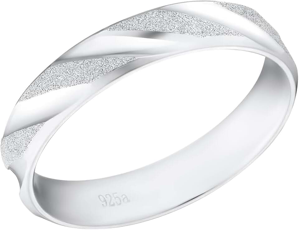 Amor Ring 925 Sterling Silber Damen Ringe, Silber, Kommt in Schmuck Geschenk Box, 2035573