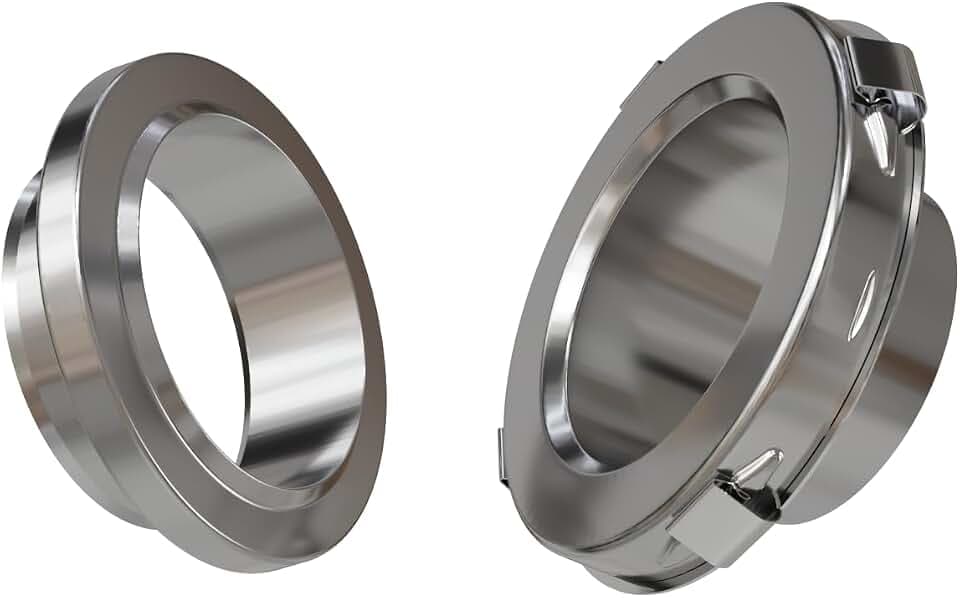 MagVent MV-Flex Magnetic Dryer Vent Coupling (Anodized Silver)