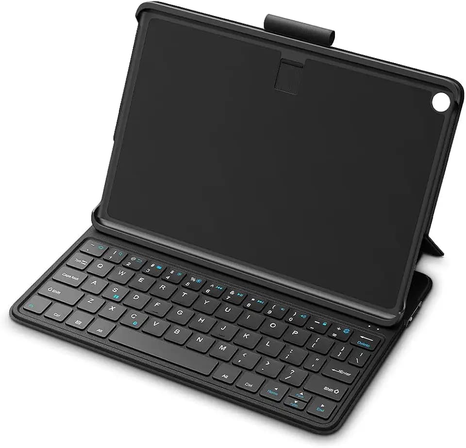 Made for Amazon Bluetooth Keyboard Case for Amazon Fire HD 10, (13th Gen, 2023 release)