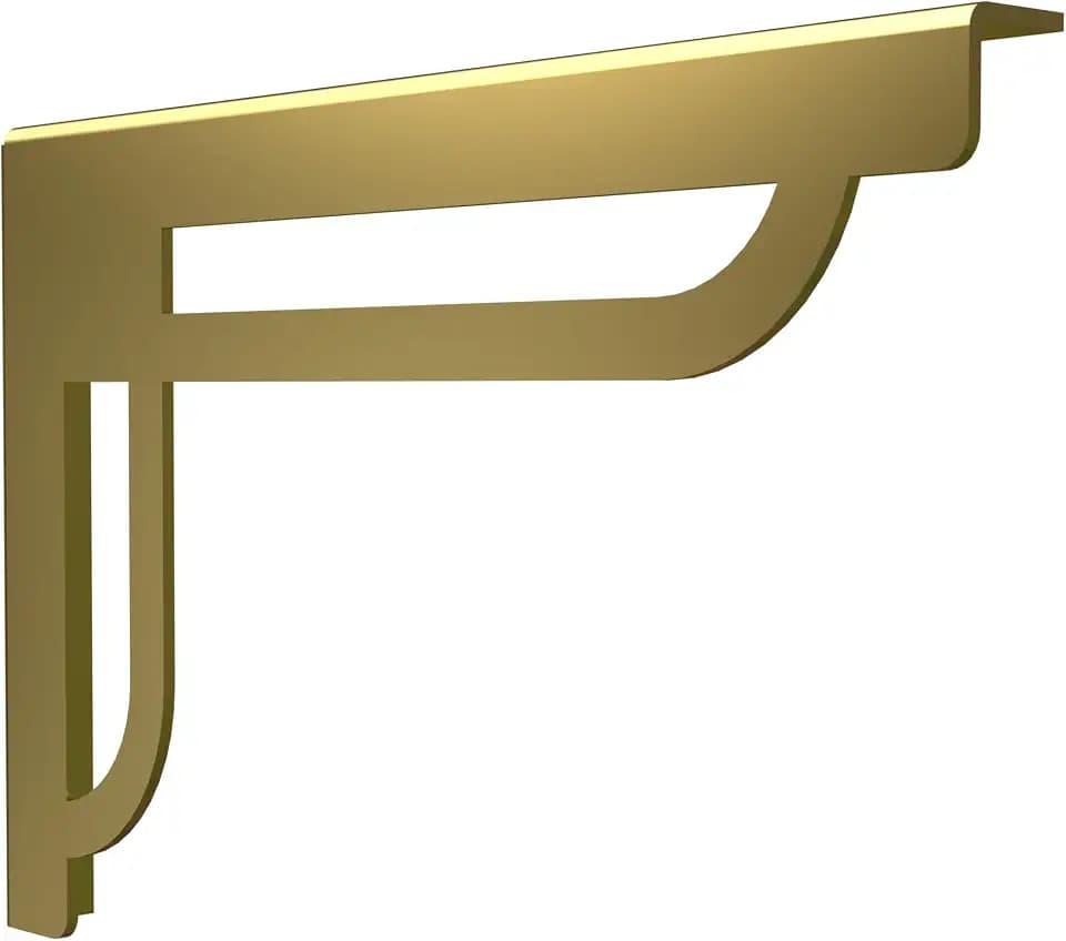 CIME - Wandwinkel Modell Gatsby, 2 Stück, Stahl, schwarz, robust und belastbar, ideal für Ihre Holz- oder Metallregale.