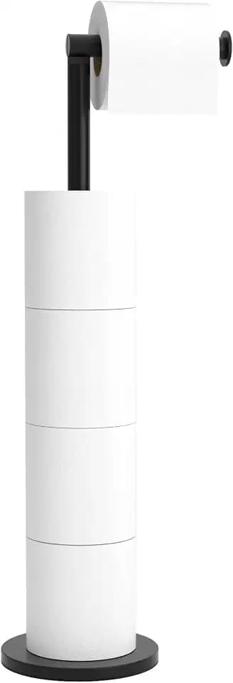 Toilettenpapierhalter Stehend FüR Klopapier Aufbewahrung, Schwarz