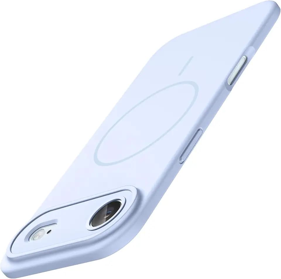 JETech Magnetic Silicone Case for iPhone Air, Blue