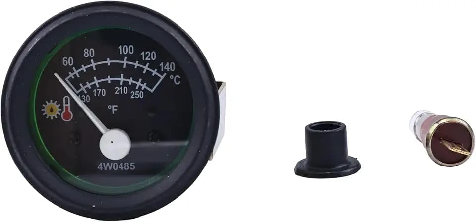 IEQFUE Oil Temperature Indicator Gauge 4W0485 Compatible with Caterpillar D7H D8L D8L 583R 589 587R 578 D4TSKHII D4TSKHIII
