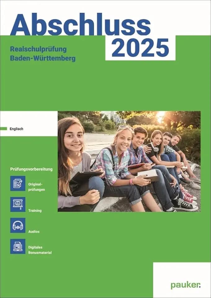 Abschluss 2026 - Realschule Baden-Württemberg - Aufgabenband: Englisch - Prüfungsvorbereitung 2026 - Originalprüfungen mit Trainingsteil